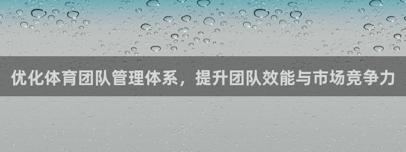 必一体育下载app：优化体育团队管理体系，提升团队效能与市场