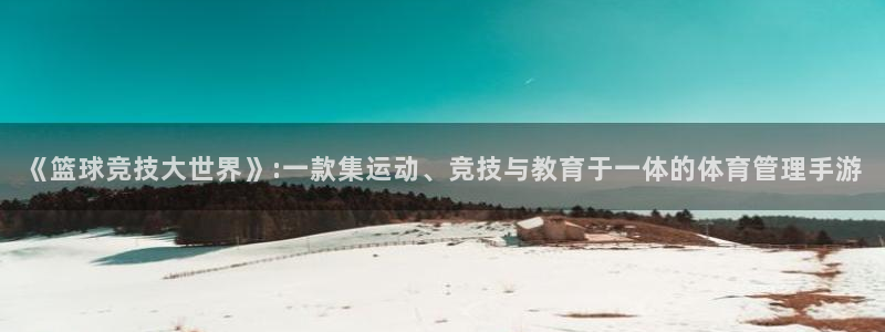 必一体育流水线是什么意思：《篮球竞技大世界》:一款集运动、竞