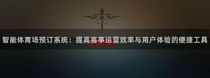 必一运动 b 体育素描版：智能体育场预订系统：提高赛事运营效